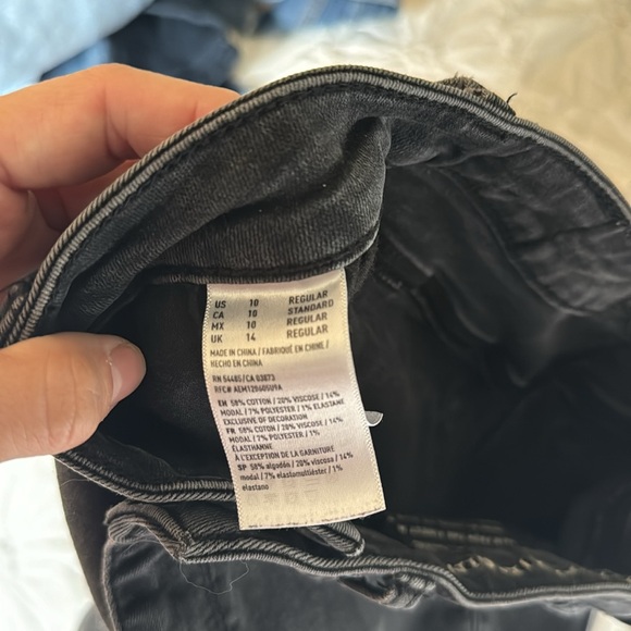 American Eagle Super Stretch X Charcoal Jeans - Picture 3 of 5